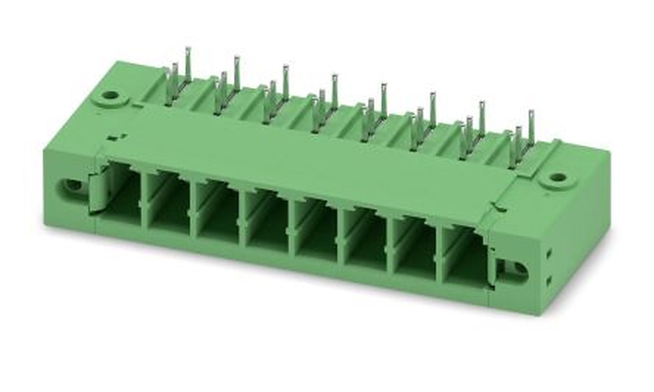Phoenix Contact PC 5/ 8-GFU-7.62 Series Pluggable Terminal Block, 8-Contact, 7.62 mm Pitch, 1 Row, 1721070