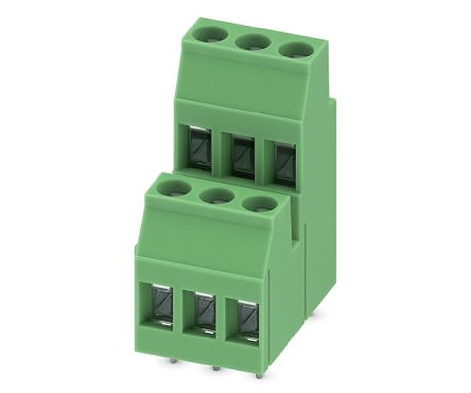 Phoenix Contact MKKDSG 3/3 Series PCB Terminal Block, 3-Contact, 5 mm Pitch, 2 Row, 1721087