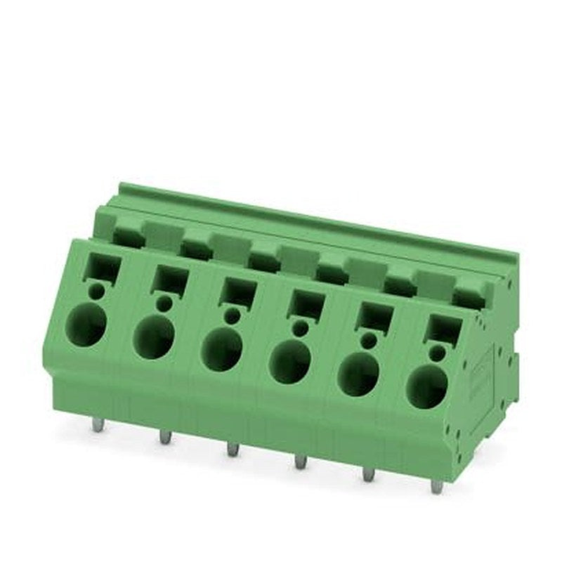 Phoenix Contact ZFKDSA 4 Series PCB Terminal Block, 6-Contact, 10 mm Pitch, Wave Soldering Mount, 1 Row