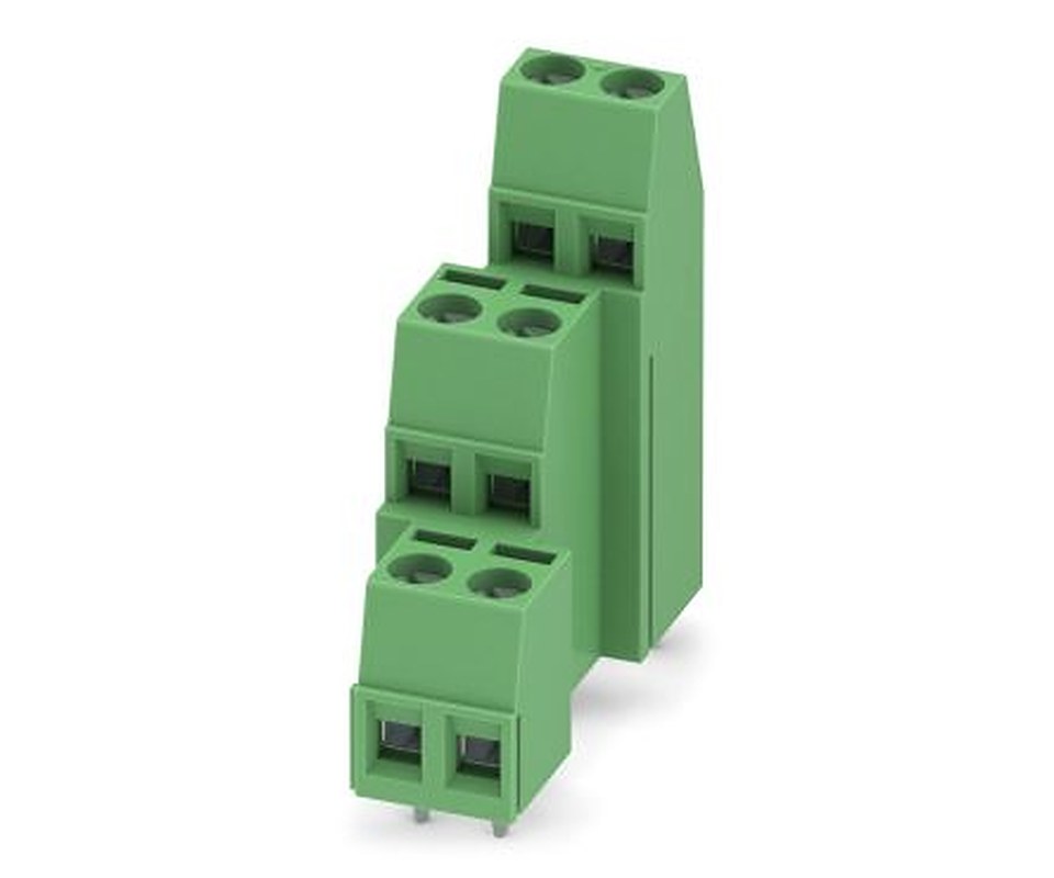 Phoenix Contact MKKDS Series PCB Terminal Block, 2-Contact, 5.08 mm Pitch, 3 Row, 1724013