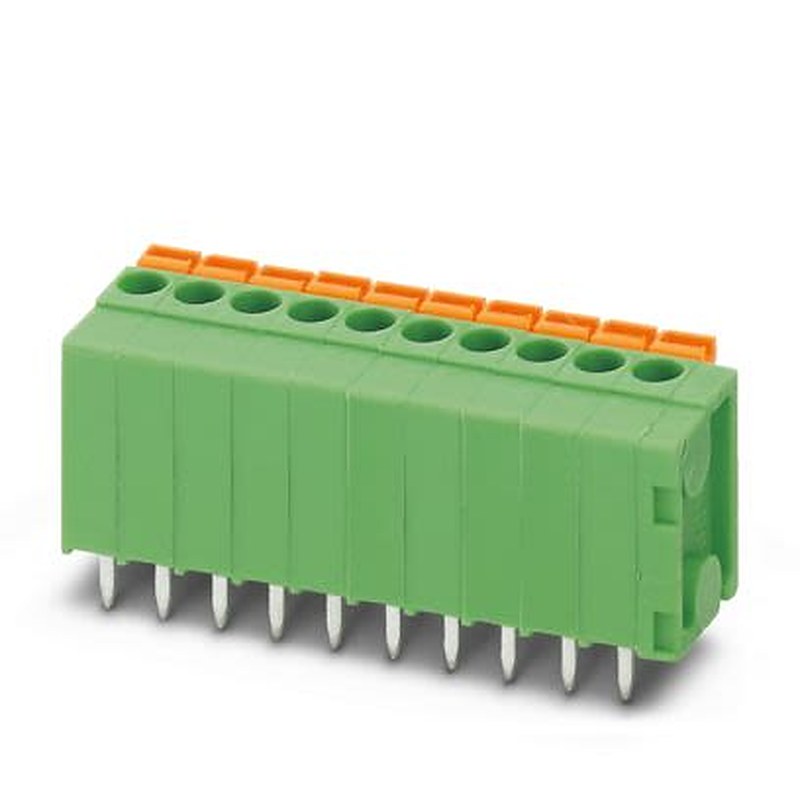 Phoenix Contact PCB Terminal Block, 4-Contact, 3.81 mm Pitch, Wave Soldering Mount, 1 Row