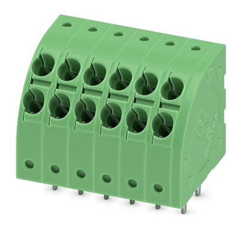 Phoenix Contact PTDA 1 Series PCB Terminal Block, 12-Contact, 3.5 mm Pitch, Wave Soldering Mount, 1 Row