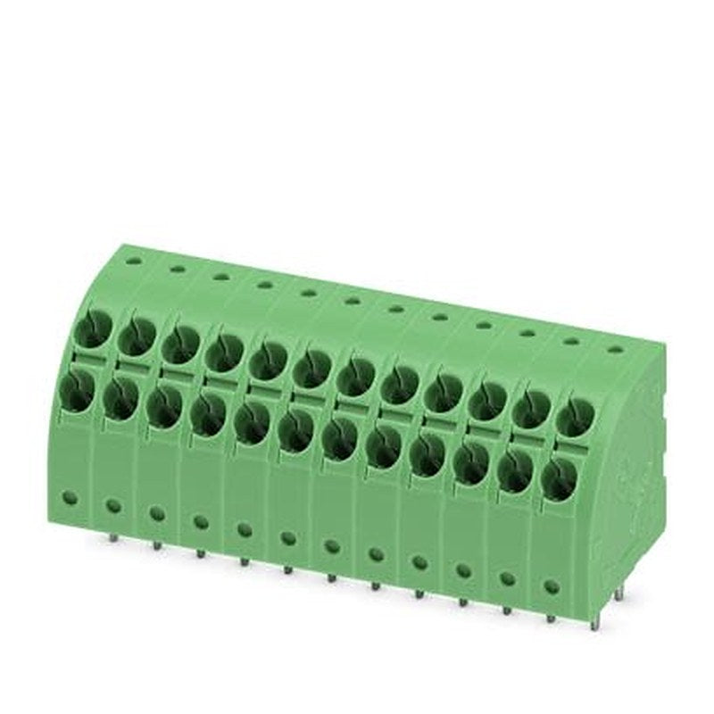 Phoenix Contact PTDA 1 Series PCB Terminal Block, 12-Contact, 3.5 mm Pitch, Wave Soldering Mount, 1 Row