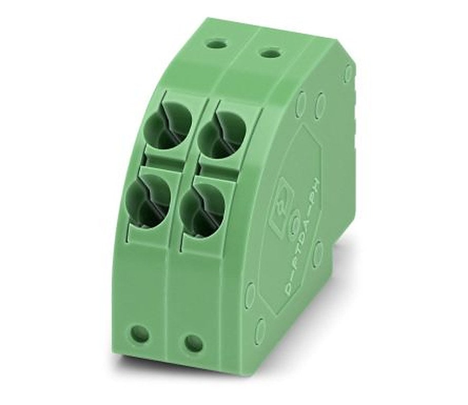 Phoenix Contact PTDA 1.5/2-PH-3.5 Series Pluggable Terminal Block, 2-Contact, 3.5 mm Pitch, 1 Row, 1725107
