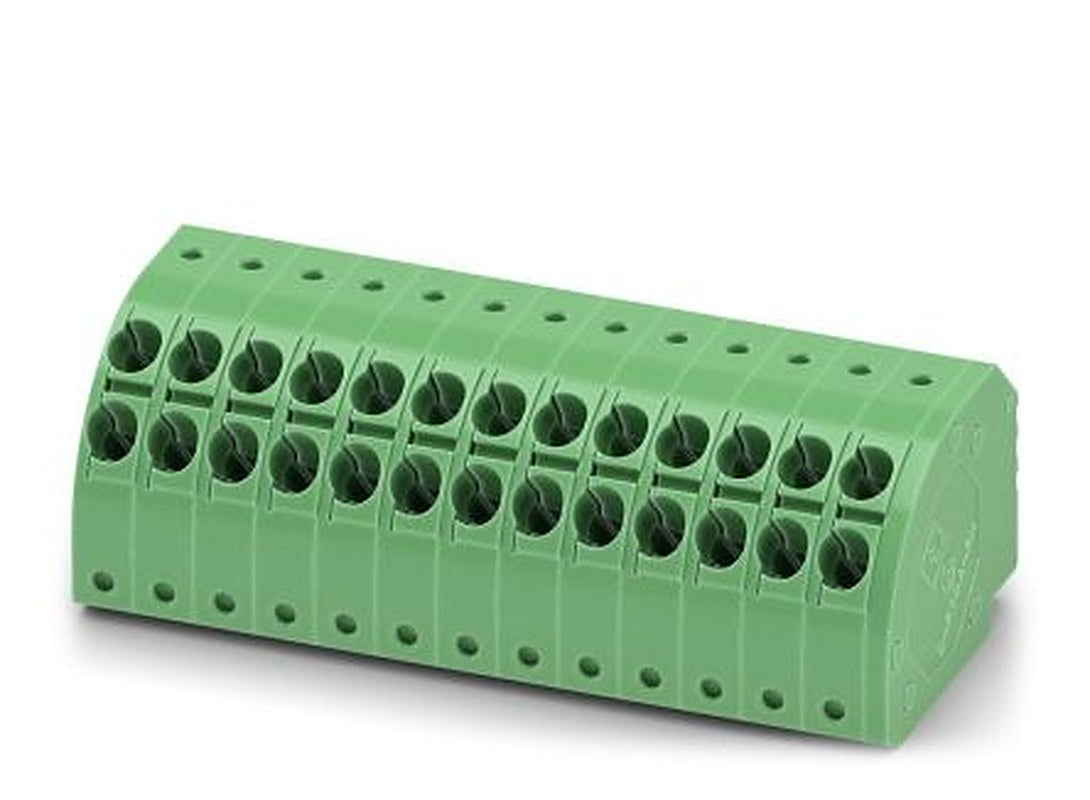 Phoenix Contact PTDA 1.5/13-PH-3.5 Series Pluggable Terminal Block, 13-Contact, 3.5 mm Pitch, 1 Row, 1725250