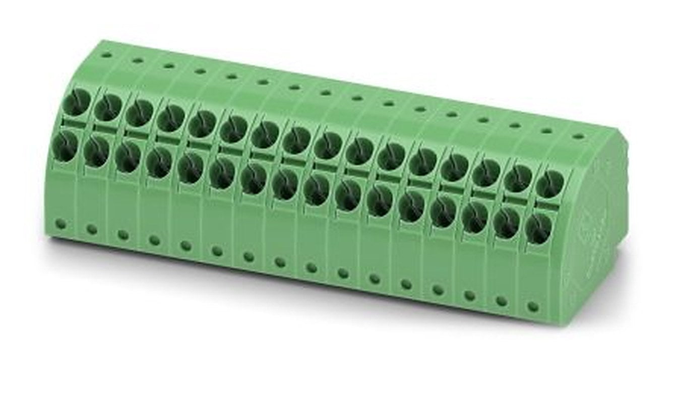 Phoenix Contact PTDA 1.5/16-PH-3.5 Series Pluggable Terminal Block, 16-Contact, 3.5 mm Pitch, 1 Row, 1725289