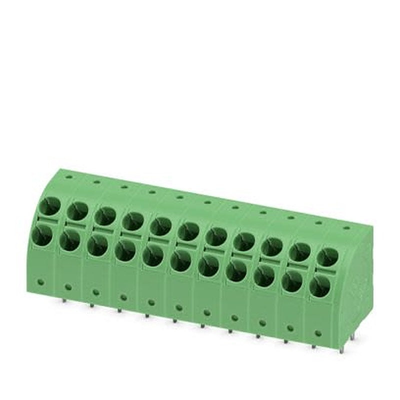 Phoenix Contact PTDA 2 Series PCB Terminal Block, 11-Contact, 5 mm Pitch, Wave Soldering Mount, 1 Row