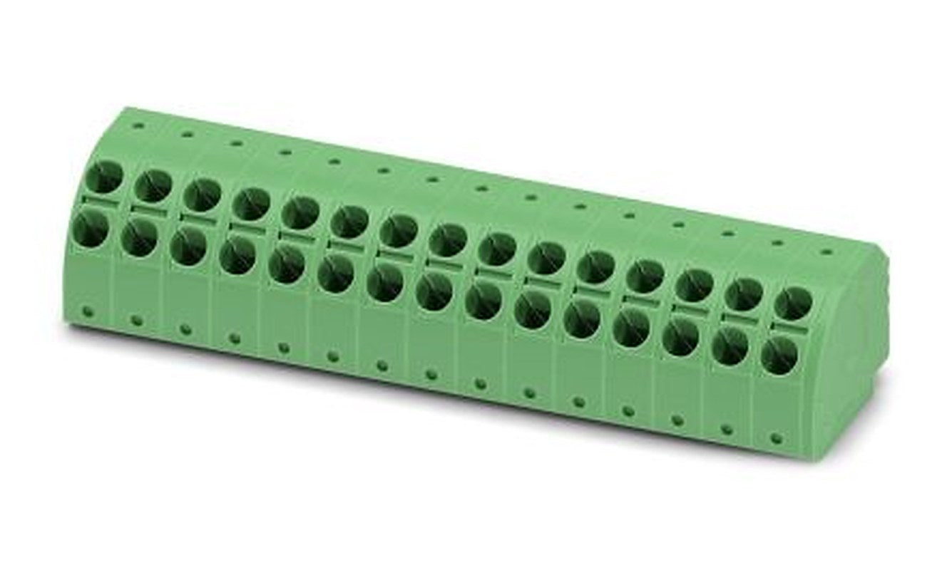 Phoenix Contact PTDA 2.5/15-PH-5.0 Series Pluggable Terminal Block, 15-Contact, 5 mm Pitch, 1 Row, 1725666