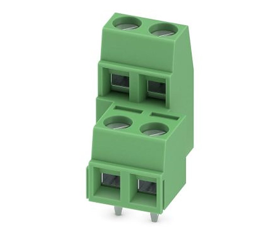 Phoenix Contact MKKDSN 1.5/2 Series PCB Terminal Block, 4-Contact, 5 mm Pitch, 2 Row, 1726037