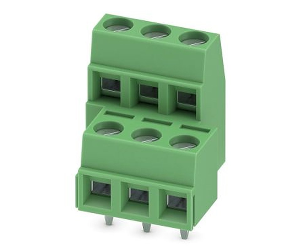 Phoenix Contact MKKDSN 1.5/3 Series PCB Terminal Block, 6-Contact, 5 mm Pitch, 2 Row, 1726053
