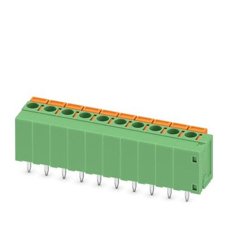 Phoenix Contact FFKDS(A)/V1 Series PCB Terminal Block, 4-Contact, 10.16 mm Pitch, Wave Soldering Mount, 1 Row
