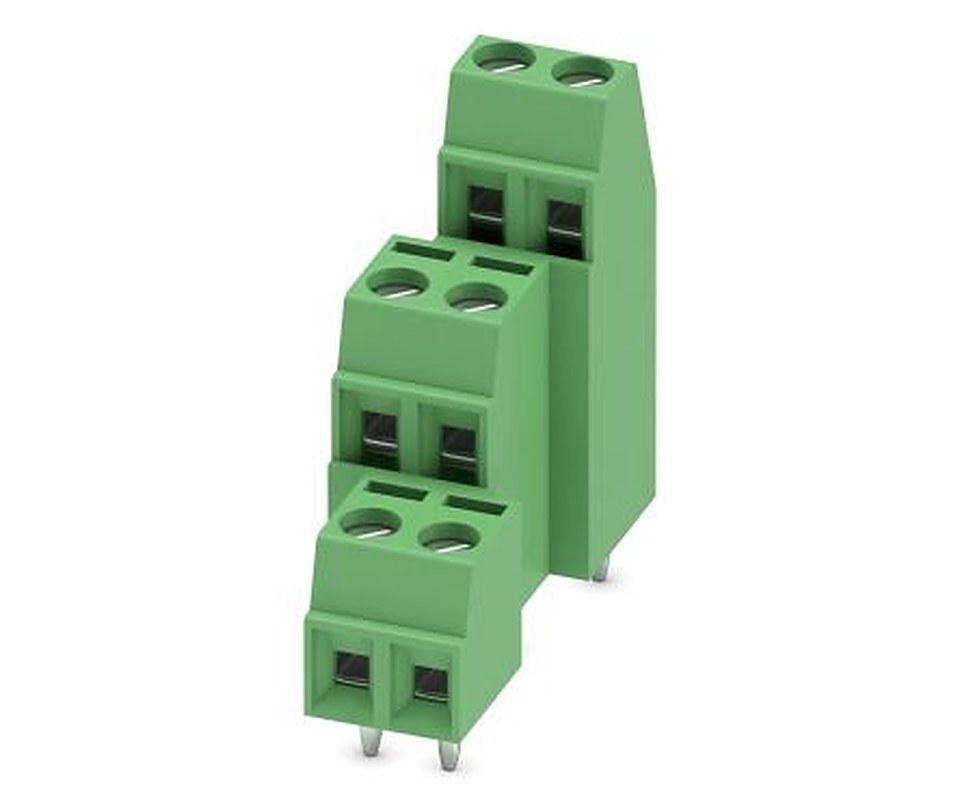 Phoenix Contact MK3DS 1/2-3.81 Series PCB Terminal Block, 2-Contact, 3.81 mm Pitch, 3 Row, 1727735