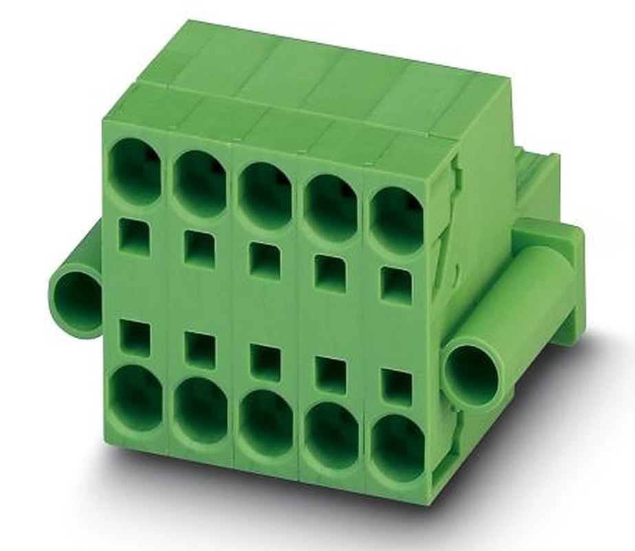 Phoenix Contact TSPC 5/2-STF-7.62 Series Pluggable Terminal Block, 2-Contact, 7.62 mm Pitch, 1 Row, 1728206