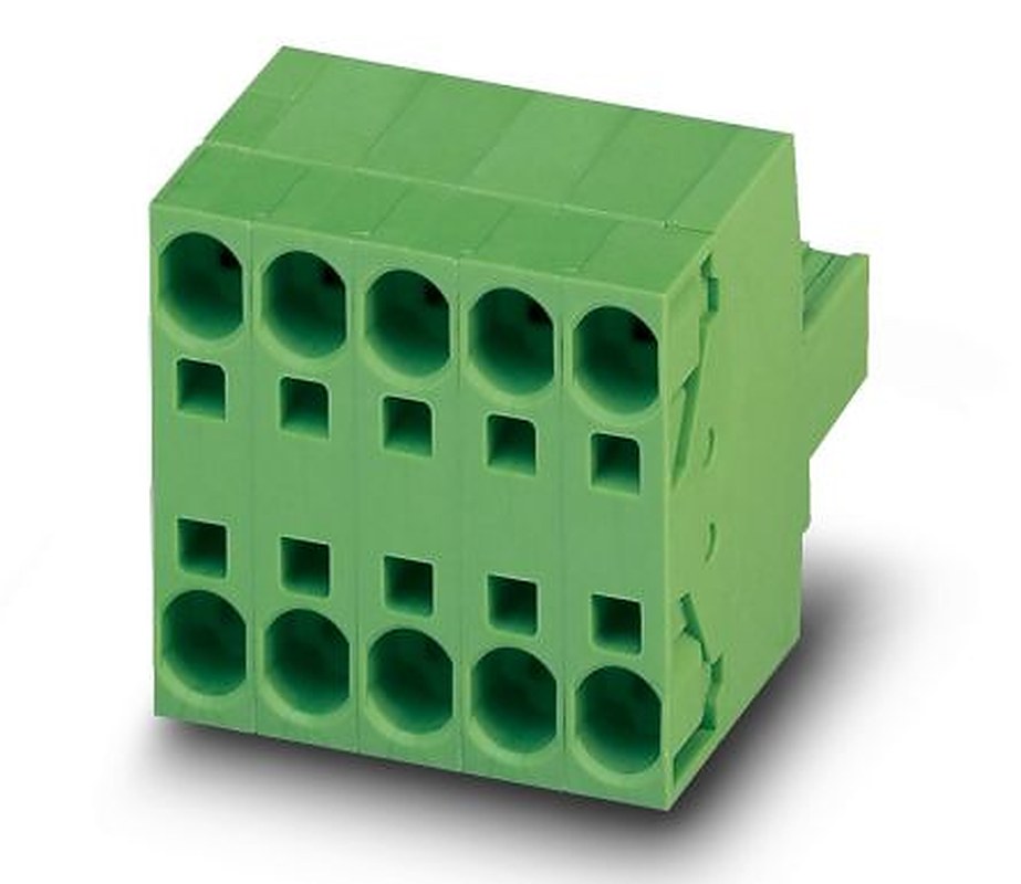 Phoenix Contact TSPC 5/7-ST-7.62 Series Pluggable Terminal Block, 7-Contact, 7.62 mm Pitch, 1 Row, 1728507