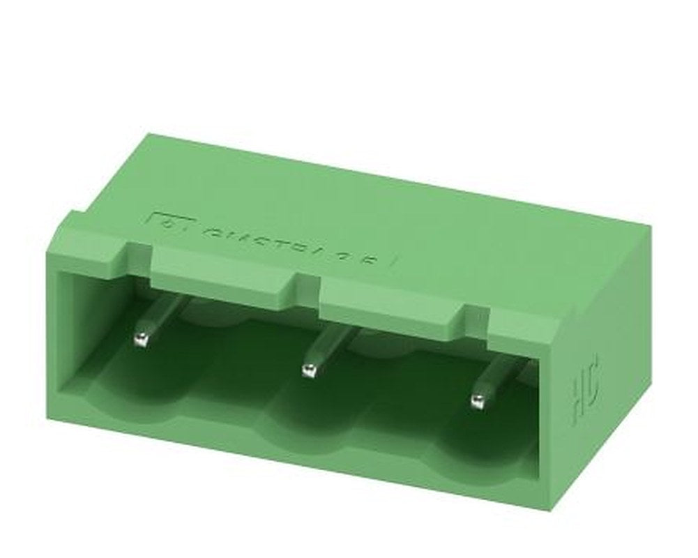Phoenix Contact COMBICON GMSTBA Series Pluggable Terminal Block, 3-Contact, 7.62 mm Pitch, 1 Row, 1728866
