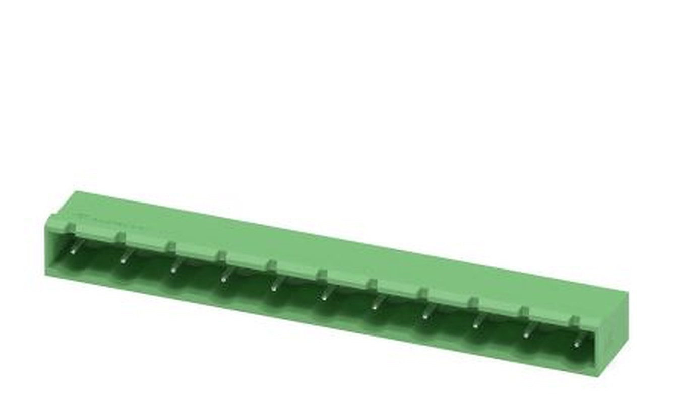 Phoenix Contact GMSTBA 2.5 HC/11-G-7.62 Series Pluggable Terminal Block, 11-Contact, 7.62 mm Pitch, 1 Row, 1728947