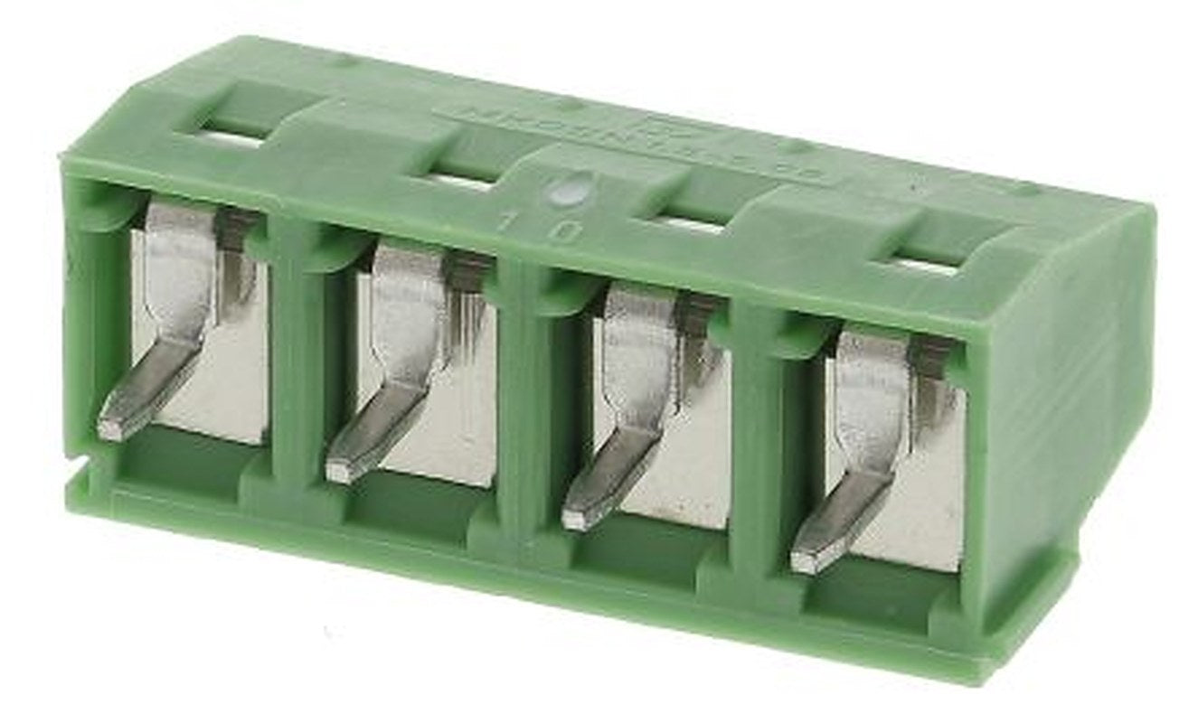 Phoenix Contact MKDSN 1.5/4-5.08 Series Straight PCB Terminal Block, 4 Contact(s), 5.08 mm Pitch, 1 Row