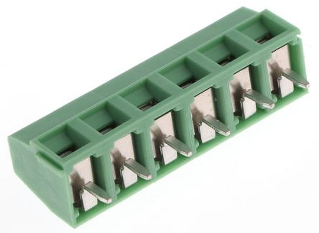 Phoenix Contact MKDSN 1.5/6-5.08 Series Straight PCB Terminal Block, 6 Contact(s), 5.08 mm Pitch, 1 Row