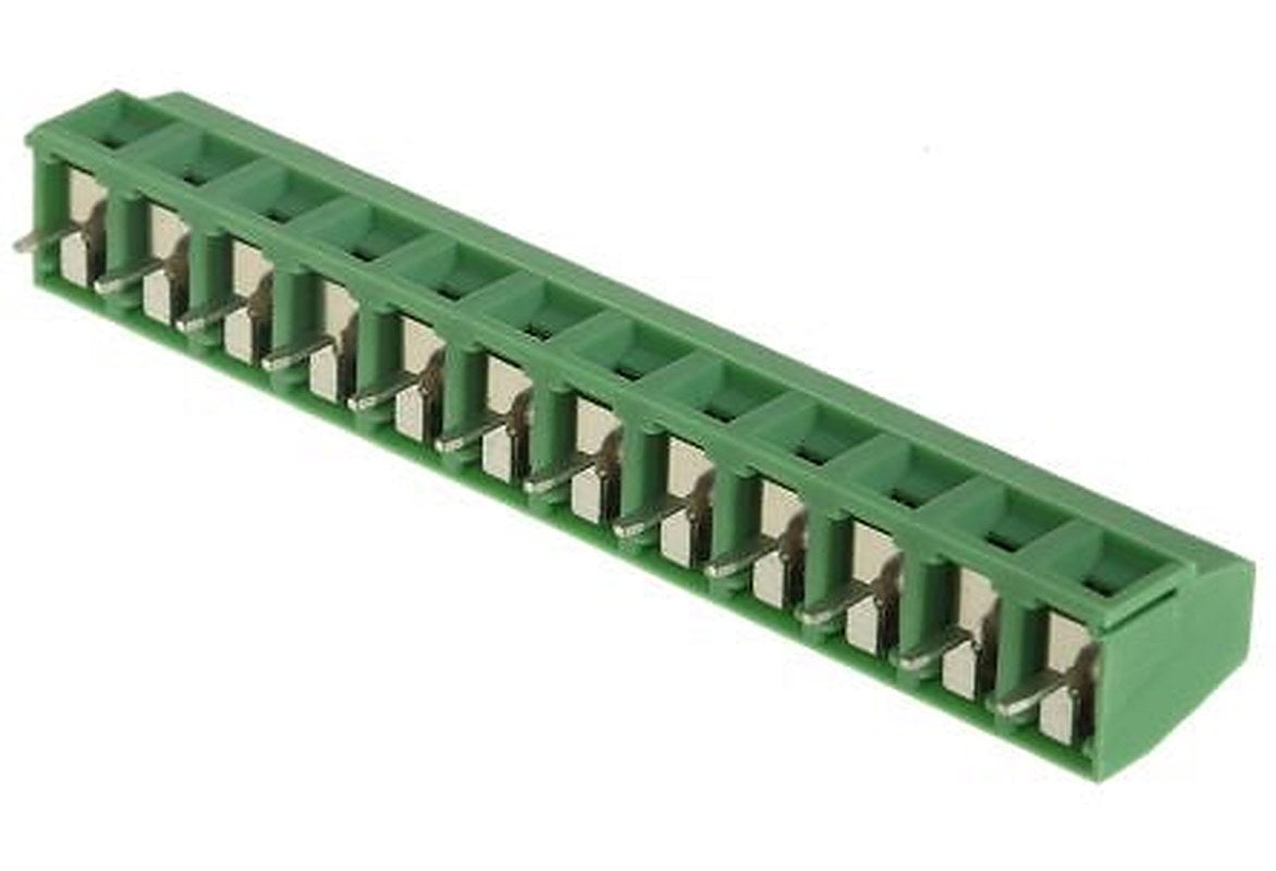 Phoenix Contact MKDSN 1.5/12-5.08 Series Straight PCB Terminal Block, 12 Contact(s), 5.08 mm Pitch, 1 Row
