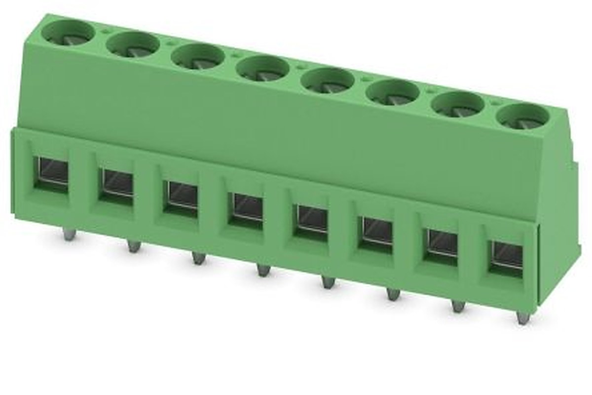 Phoenix Contact MKDSP 1.5/8-5.08 Series PCB Terminal Block, 8-Contact, 5.08 mm Pitch, 1 Row, 1730188