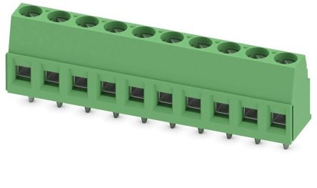 Phoenix Contact MKDSP 1.5/10-5.08 Series PCB Terminal Block, 10-Contact, 5.08 mm Pitch, 1 Row, 1730201