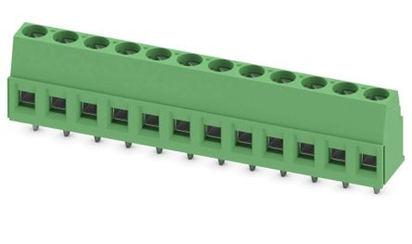 Phoenix Contact MKDSP 1.5/12-5.08 Series PCB Terminal Block, 12-Contact, 5.08 mm Pitch, 1 Row, 1730227