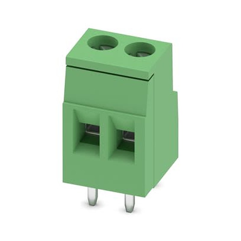 Phoenix Contact PCB Terminal Block, 2-Contact, 5.08 mm Pitch, Wave Soldering Mount, 1 Row