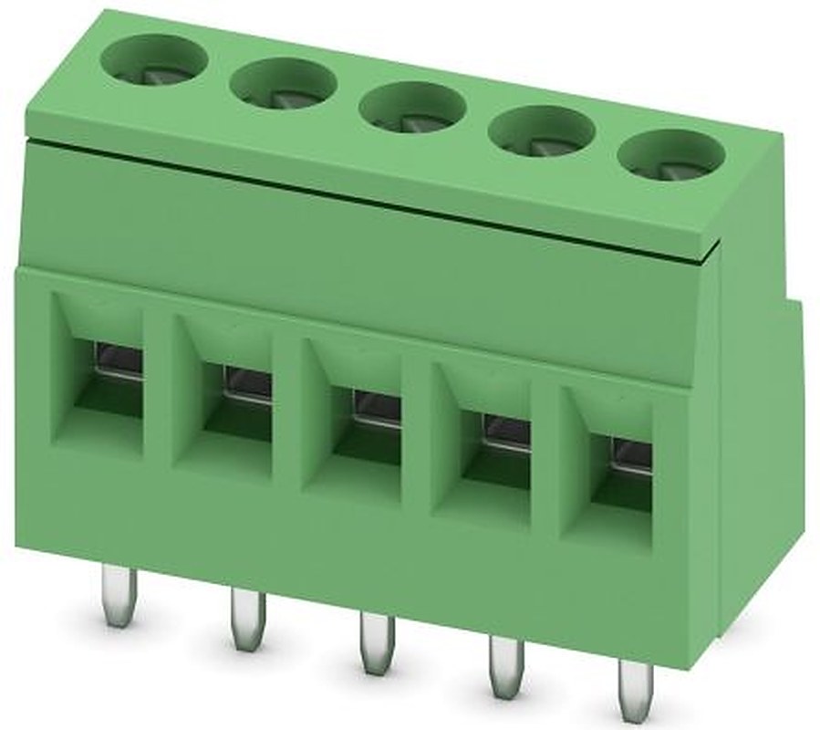 Phoenix Contact MKDSD 2.5/5-5.08 Series PCB Terminal Block, 5-Contact, 5.08 mm Pitch, 1 Row, 1730531