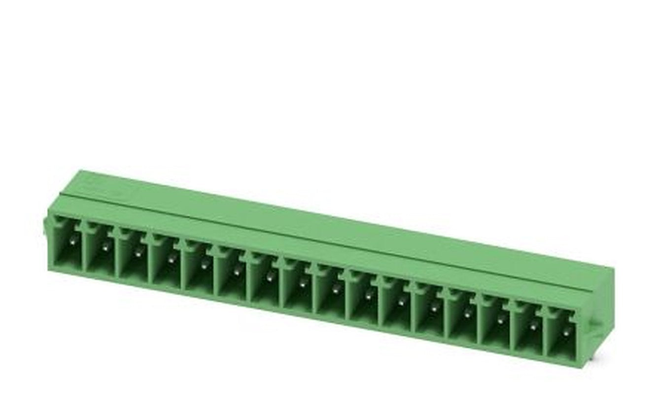 Phoenix Contact COMBICON MC Series Pluggable Terminal Block, 16-Contact, 3.5 mm Pitch, 1 Row, 1731811