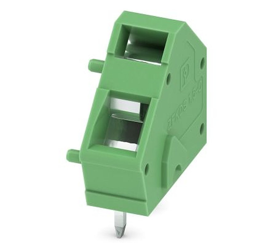 Phoenix Contact ZFKDS 1.5C-5.0-EX Series 45° PCB Terminal Block, 1 Contact(s), 5 mm Pitch, 1 Row