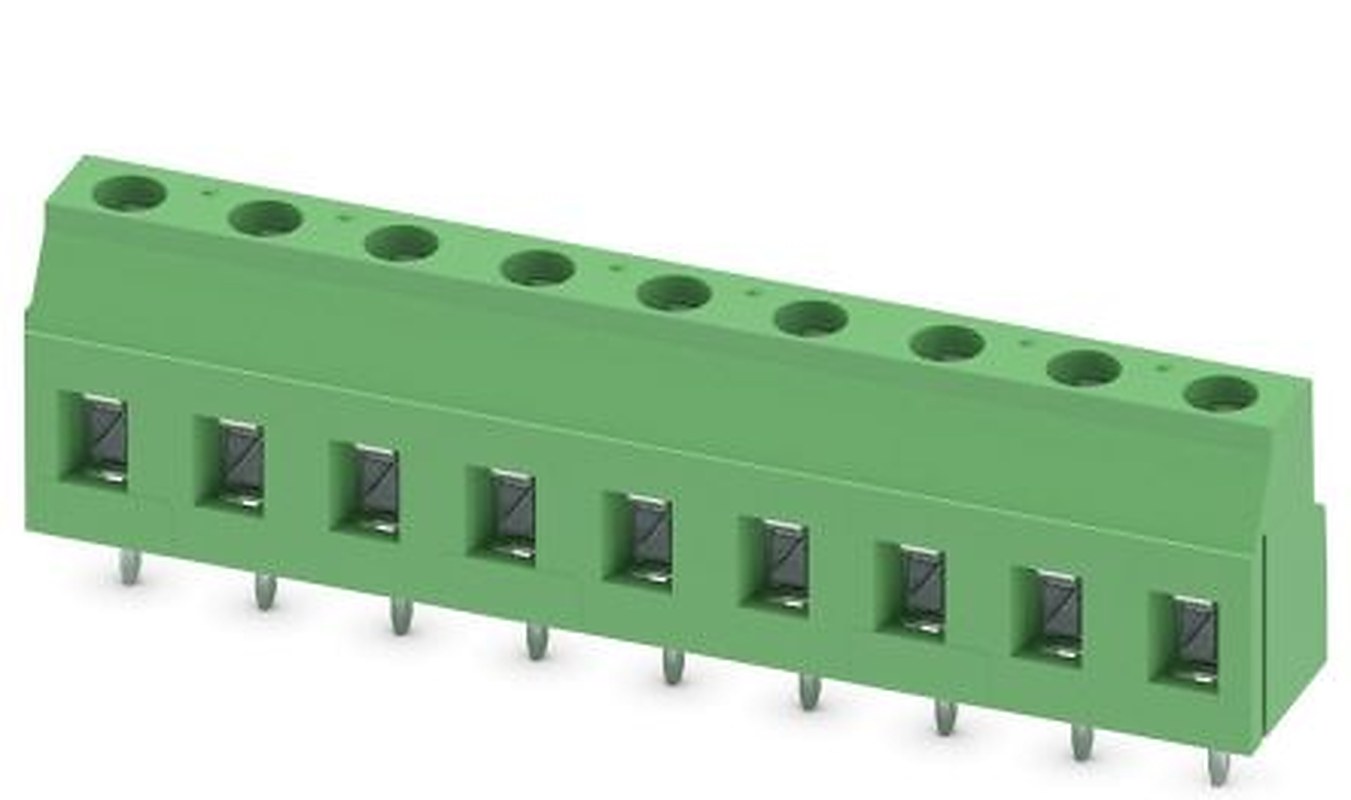 Phoenix Contact GMKDS 3/9-7.62 Series PCB Terminal Block, 9-Contact, 7.62 mm Pitch, 1 Row, 1732351