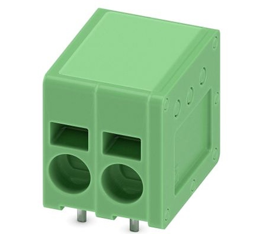 Phoenix Contact SPT 2.5/2-H-5.0-EX Series Straight PCB Terminal Block, 2 Contact(s), 5 mm Pitch, 1 Row