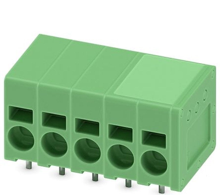 Phoenix Contact SPT 2.5/5-H-5.0-EX Series Straight PCB Terminal Block, 5 Contact(s), 5 mm Pitch, 1 Row