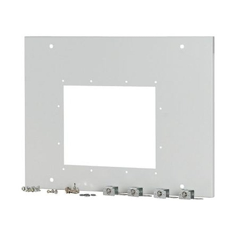 Eaton Steel Powder Coated Front Plate, 417mm W, 30 mm L for Use with Enclosure