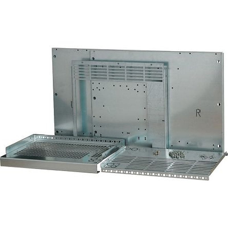 Eaton Grey Mounting Plate Metal Faceplate & Mount Plate