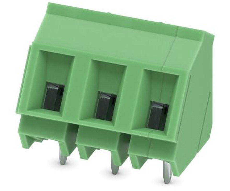 Phoenix Contact GSMKDS 3/ 3-7.62 Series PCB Terminal Block, 3-Contact, 7.62 mm Pitch, 1 Row, 1733732