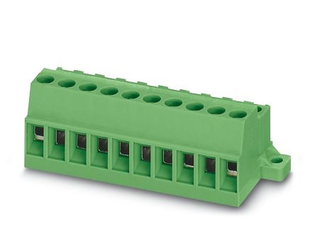 Phoenix Contact MVSTBU 2.5/11-STF Series Pluggable Terminal Block, 11-Contact, 5 mm Pitch, 1 Row, 1734090