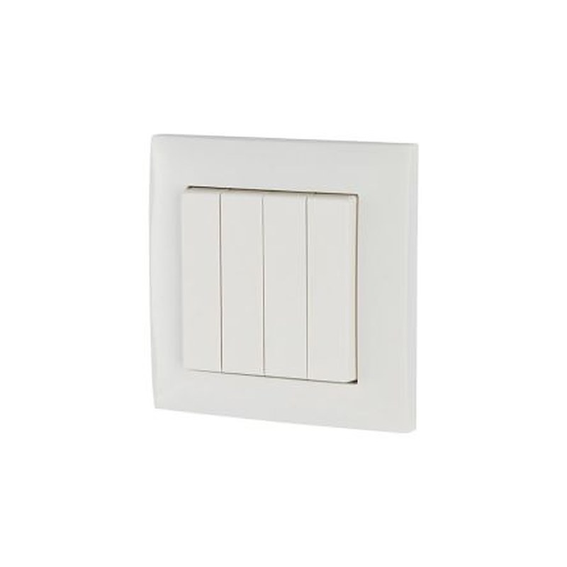 Eaton CPAD Series Push Button Switch, Surface, 55 mm Cutout, White LED