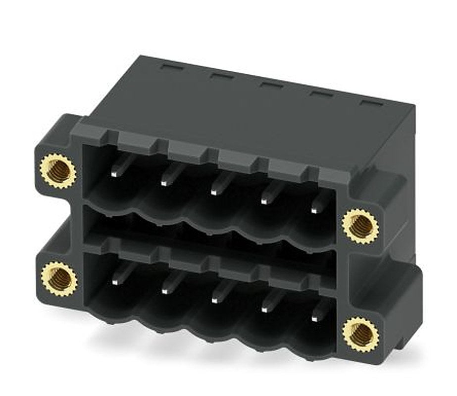 Phoenix Contact CCDN 2.5/ 5-G1F P26 THR Series Pluggable Terminal Block, 5-Contact, 5 mm Pitch, 2 Row, 1734478
