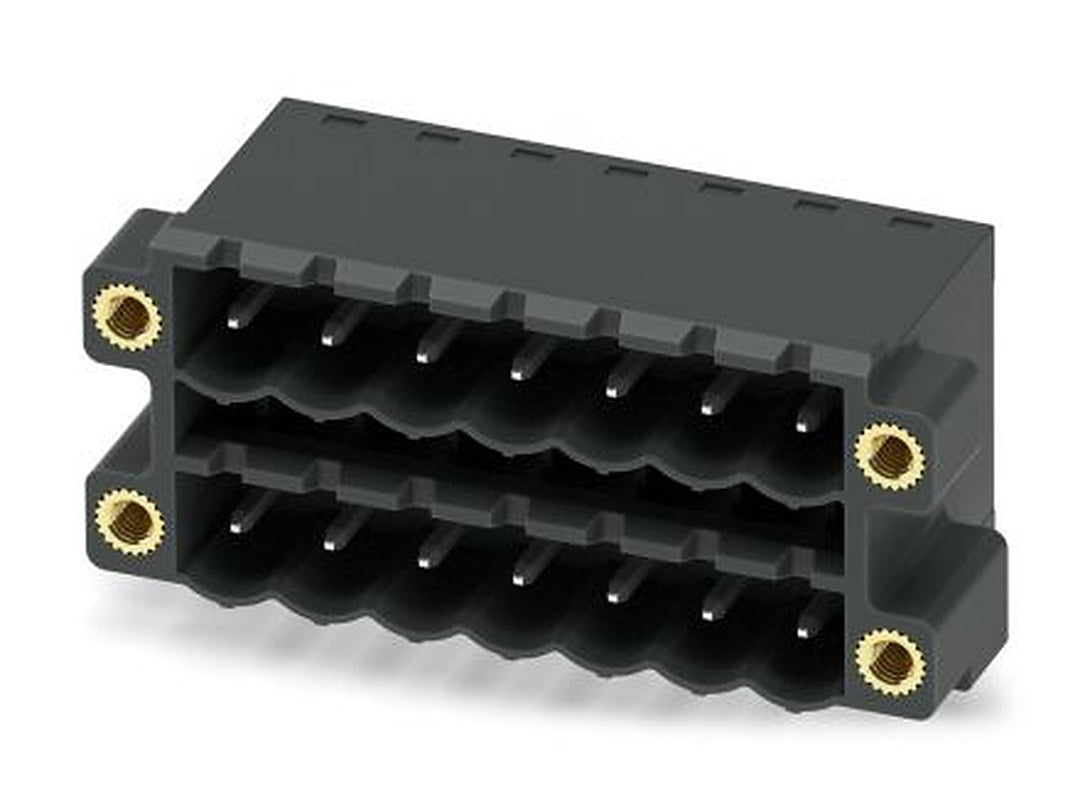 Phoenix Contact CCDN 2.5/ 7-G1F P26 THR Series Pluggable Terminal Block, 7-Contact, 5 mm Pitch, 2 Row, 1734494