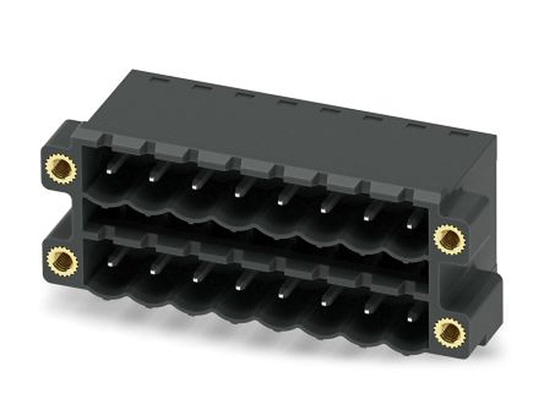 Phoenix Contact CCDN 2.5/ 8-G1F P26 THR Series Pluggable Terminal Block, 8-Contact, 5 mm Pitch, 2 Row, 1734504