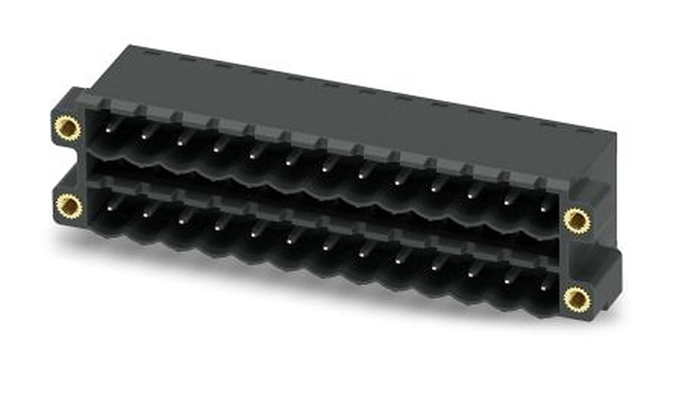 Phoenix Contact CCDN 2.5/13-G1F P26 THR Series Pluggable Terminal Block, 13-Contact, 5 mm Pitch, 2 Row, 1734559