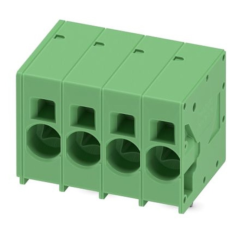 Phoenix Contact SPT 16/4-H-10.0-ZB Series Straight PCB Terminal Block, 4 Contact(s), 10 mm Pitch, 1 Row