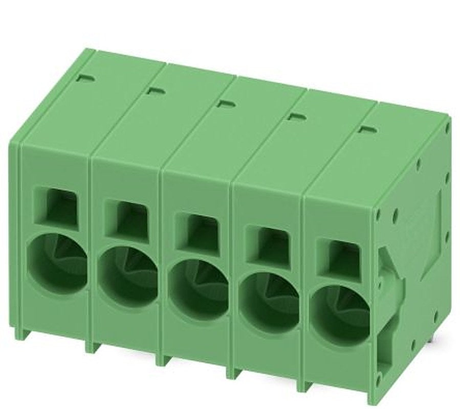 Phoenix Contact SPT 16/5-H-10.0-ZB Series Straight PCB Terminal Block, 5 Contact(s), 10 mm Pitch, 1 Row