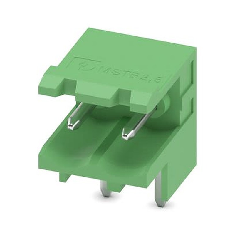 Phoenix Contact MSTBW Series Wave Soldering Mount PCB Header, 2 Contact(s), 5 mm Pitch, 1 Row, Shrouded