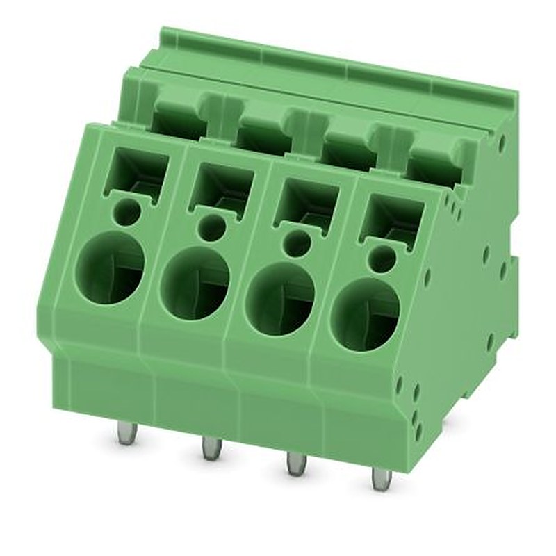 Phoenix Contact ZFKDSA 4-7.5- 4 Series 45° PCB Terminal Block, 4 Contact(s), 7.5 mm Pitch, 1 Row