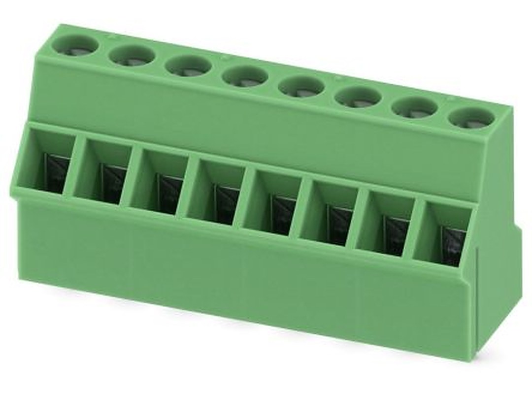 Phoenix Contact SMKDS 2.5/8-5.08 Series 50° PCB Terminal Block, 8 Contact(s), 5.08 mm Pitch, 1 Row