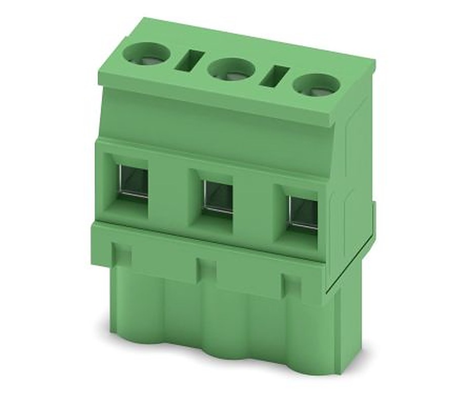 Phoenix Contact GMVSTBW 2.5/3-ST Series Pluggable Terminal Block, 3-Contact, 7.5 mm Pitch, 1 Row