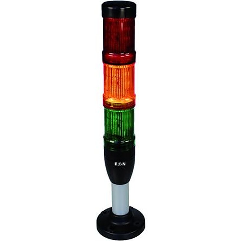 Eaton SL4 Series Orange, Green, Red Signal Tower, 3 Lights 24V Base