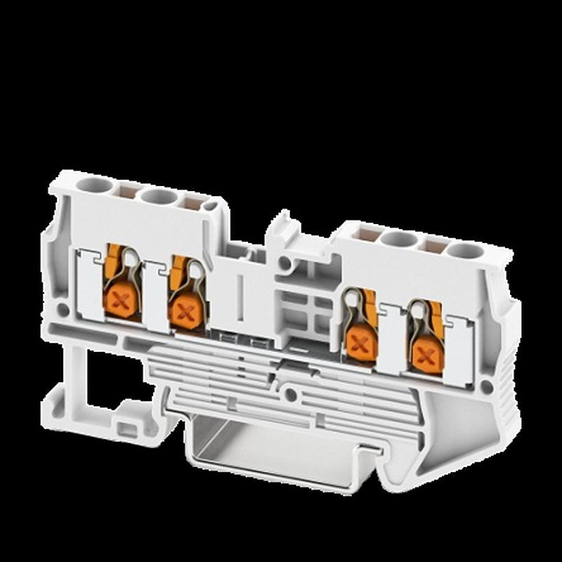 Phoenix Contact 1741938 XT 2.5 Series Terminal Block White, 2.5mm², 4-Level, Push-in, EN 45545-2 HL3